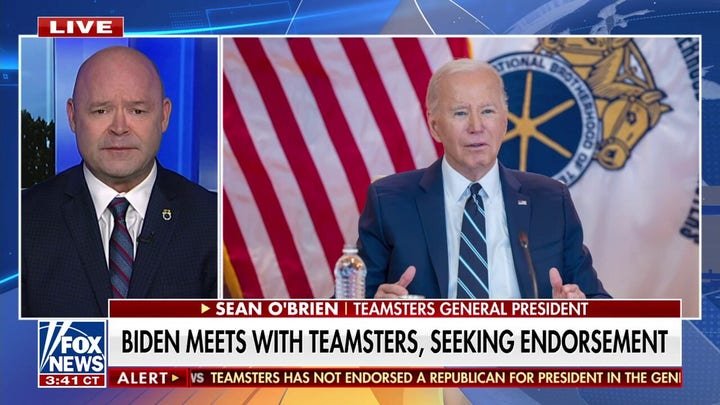 President Biden is 'very strong' on a lot of our issues: Sean O'Brien