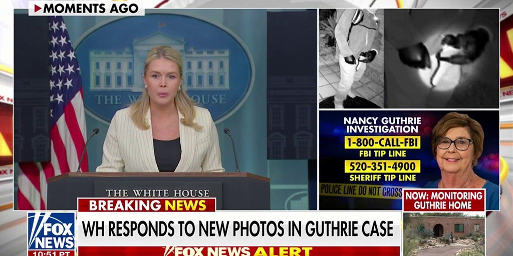 White House responds to new photos, videos released in search for Nancy Guthrie