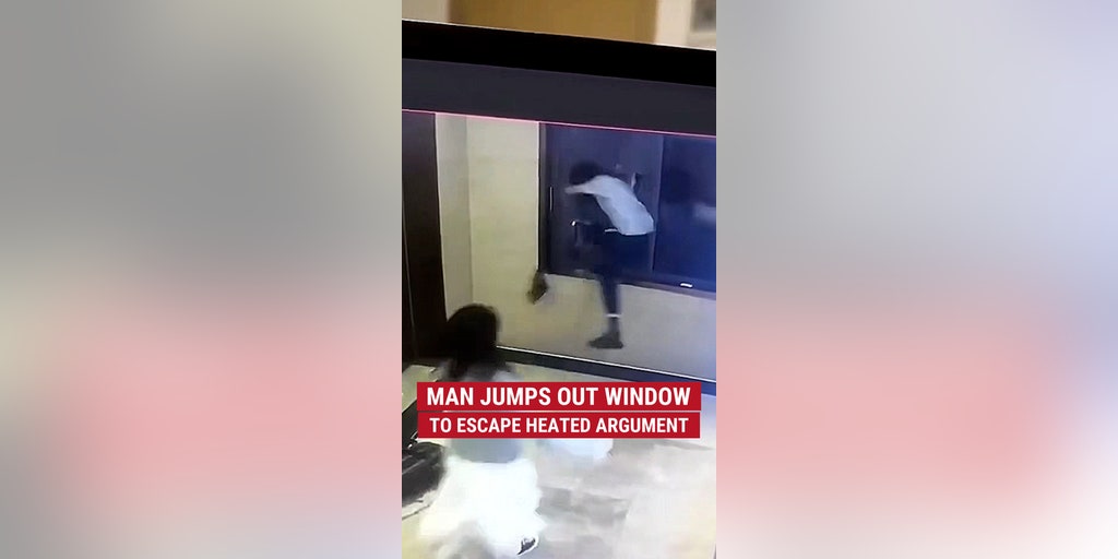 Man jumps out of window to escape heated argument