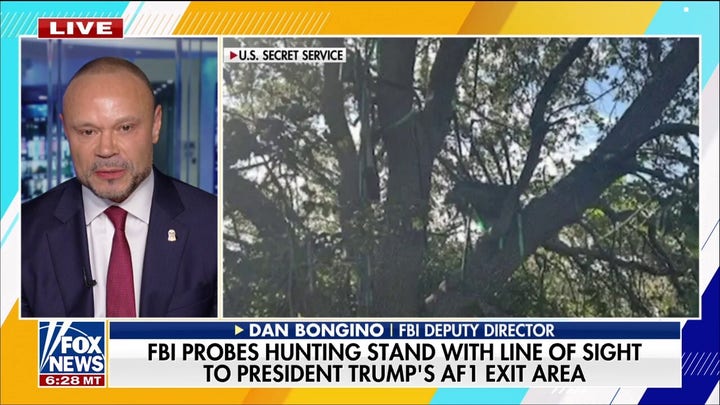 Bongino says FBI using all 'digital tools' to probe hunting stand with line of sight to Air Force One