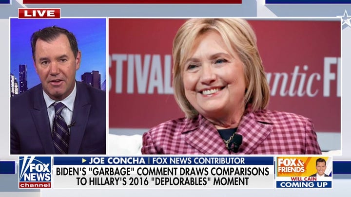 Biden draws sharp scrutiny after appearing to call Trump supporters 'garbage'