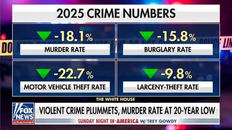 Kash Patel touts decrease in crime rate under Trump