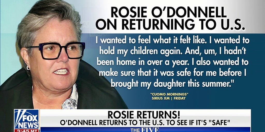 Rosie O'Donnell returns from self-imposed 'TDS' exile