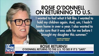 Rosie O'Donnell returns from self-imposed 'TDS' exile
