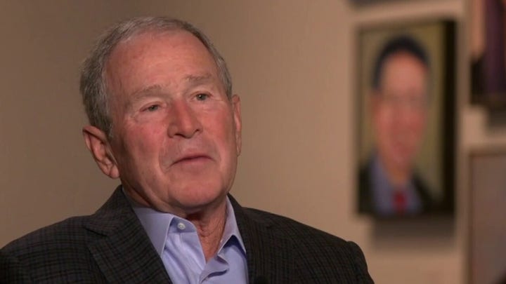 Former President Bush calls border security 'touchstone issue' in interview with Dana Perino