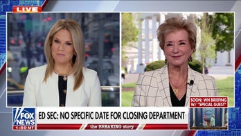 Education secretary: Title IX was established to give a level playing field for women in sports