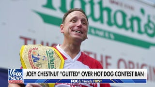 Joey Chestnut reacts after being banned from Nathan's hot dog eating contest: 'I was gutted' - Fox News
