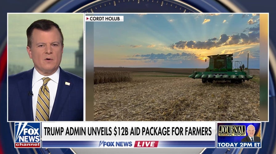 Iowa farmer reacts to Trump's $12 billion aid package: We need 'long-term solutions'