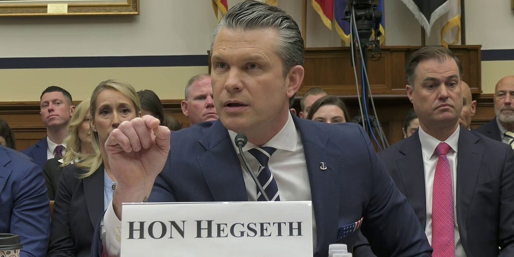War Secretary Hegseth asks House Democrats: 'Who are you cheering for?'