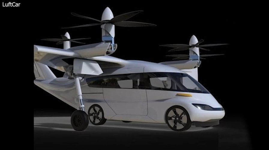 LuftCar  is a hydrogen-powered detachable van that can fly. 