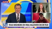 Texas neighbors go viral for hilarious Halloween decoration war