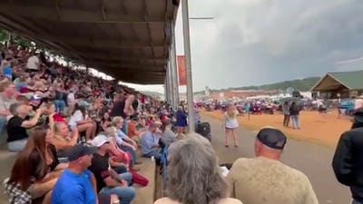 Virginia Democrat Gov Spanberger booed at Old Fiddlers' Convention