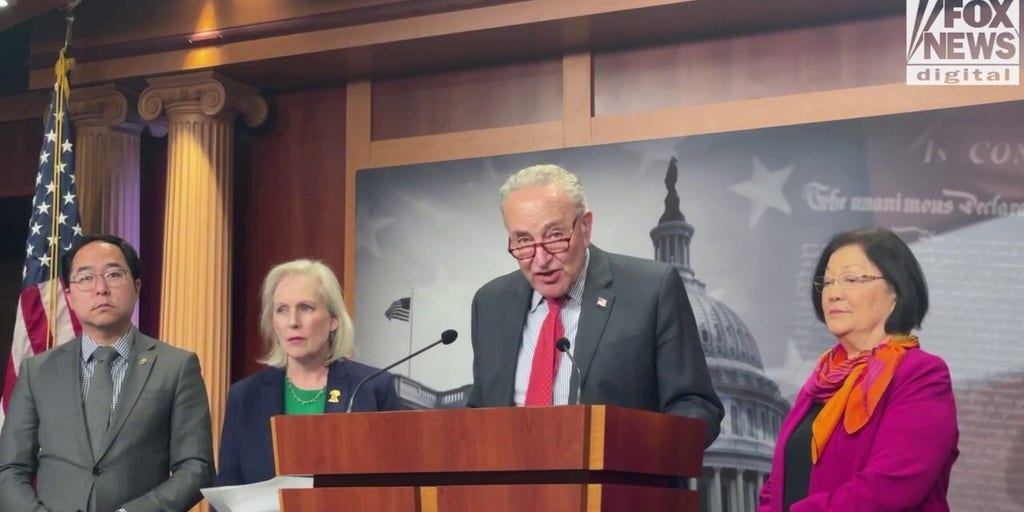 Schumer blasts economic “chaos” as Trump pauses some tariffs | Fox News Video