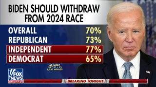 AP poll shows 70% overall think Biden should withdrawal from 2024 race - Fox News