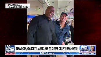 Newsom, California Dem leaders defy state's own universal mask mandate at Rams-49ers game