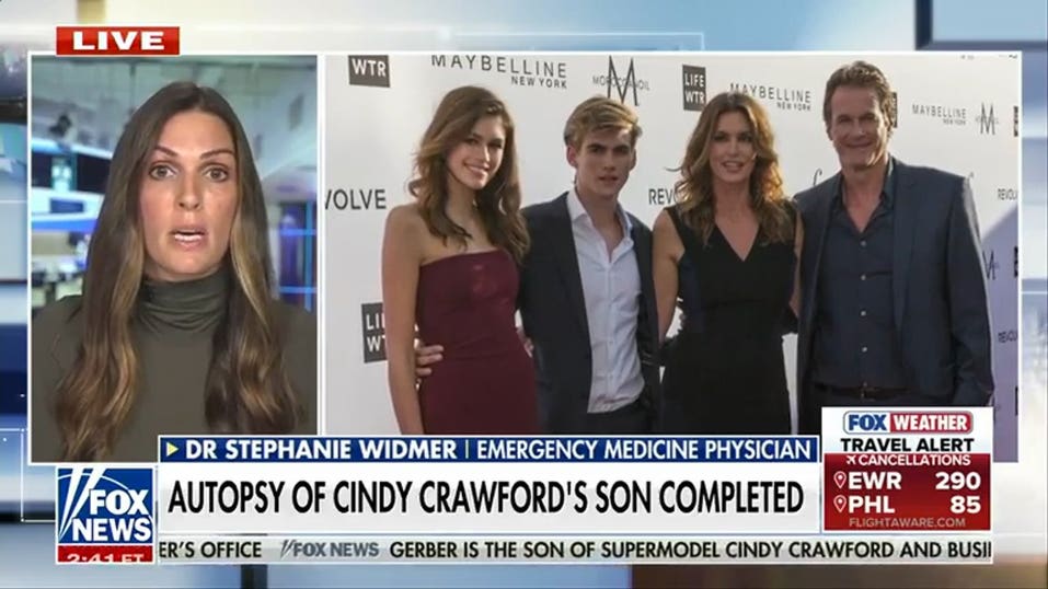 LA medical examiner completes autopsy on Cindy Crawford's son
