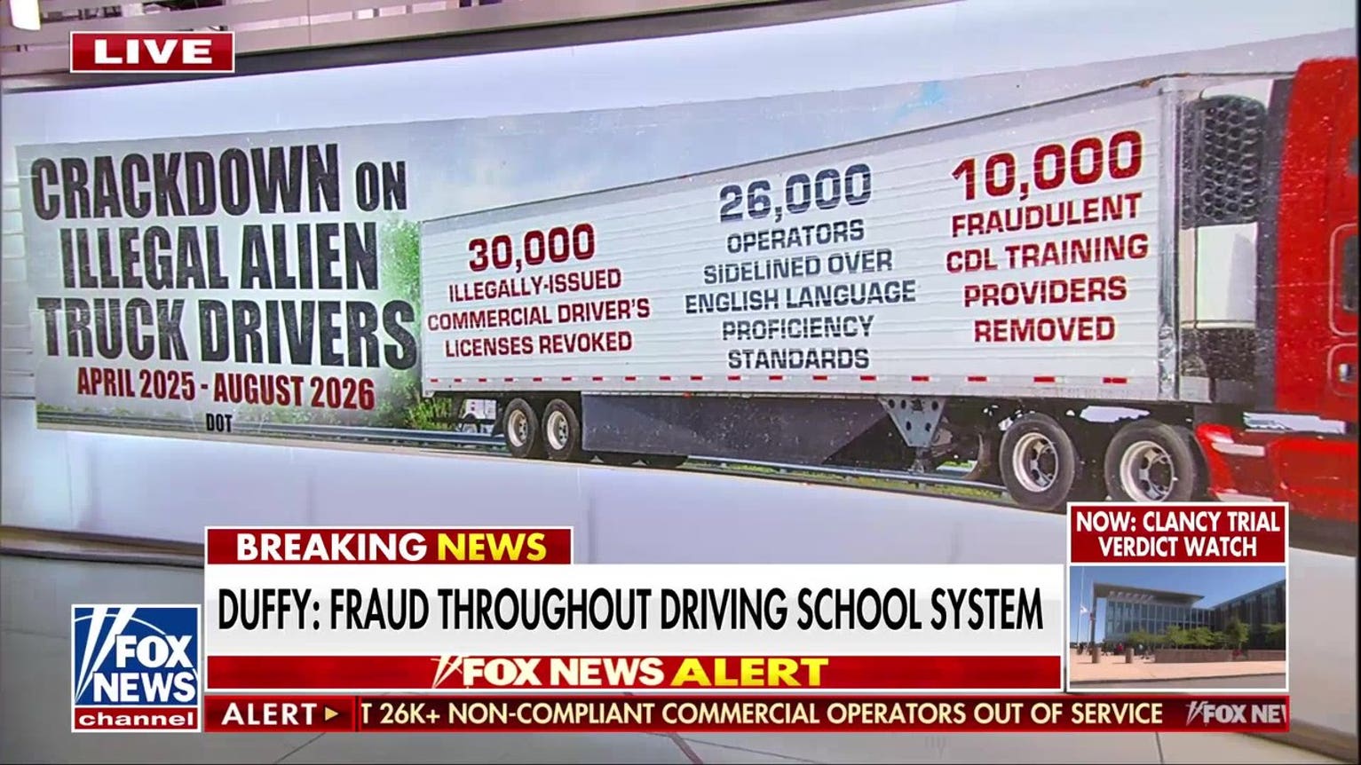 Trump DHS announces massive migrant trucker crackdown