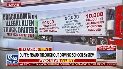 Trump DHS announces massive migrant trucker crackdown