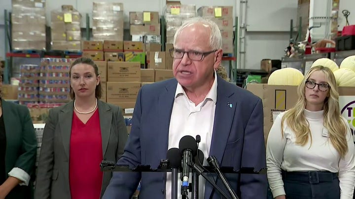 Tim Walz claims White House said ballroom is 'top priority'