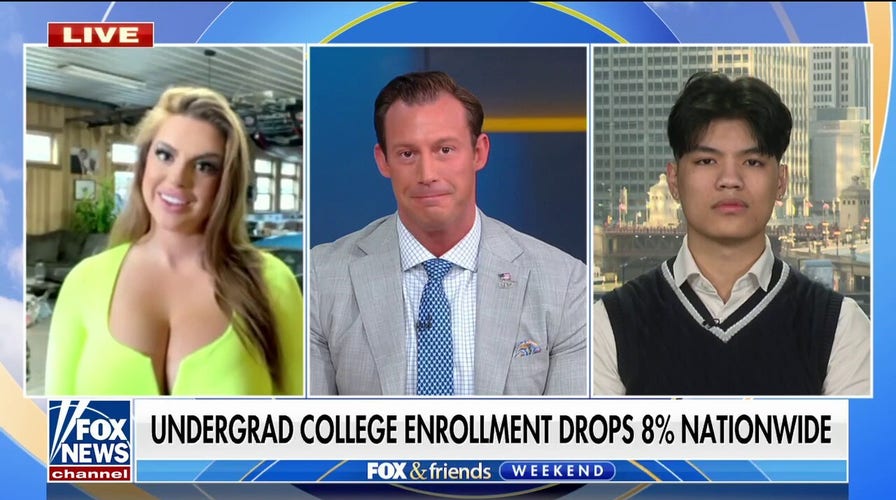  Undergrad college enrollment drops 8% nationwide