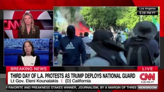 California Lt. governor says riots 'generated' by Trump