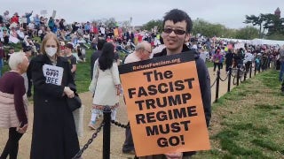 Anti-Trump protesters struggle to explain why they're demonstrating against president