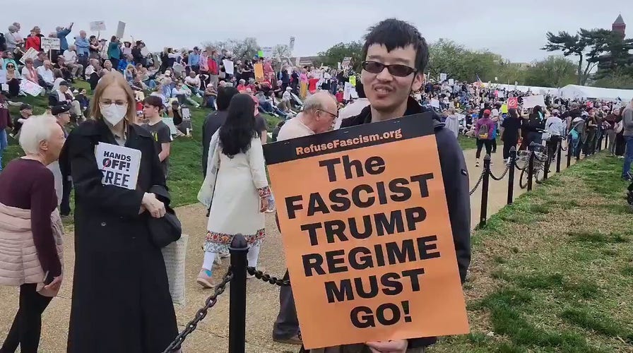 Anti-Trump protesters struggle to explain why they're demonstrating against president