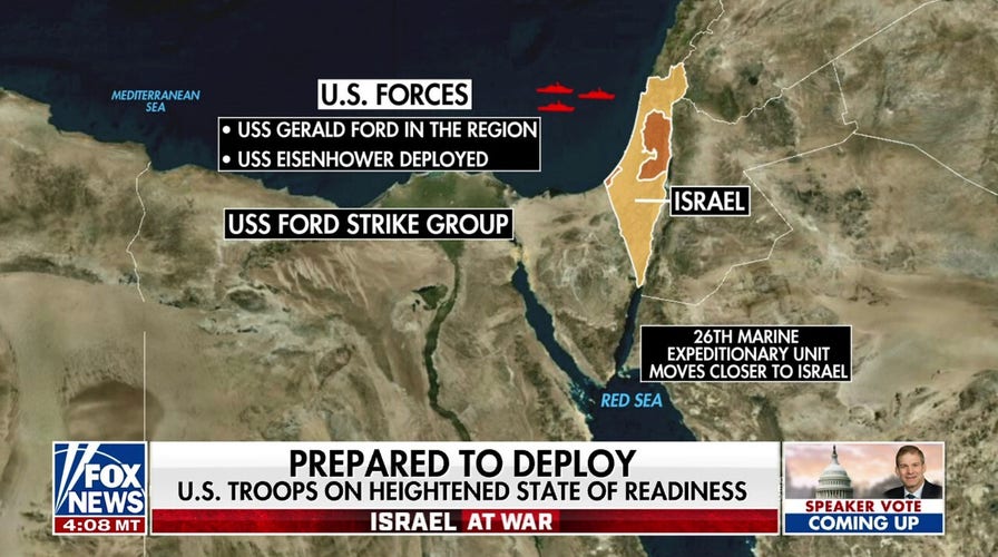 Marine Corps expeditionary unit moves closer to Israel