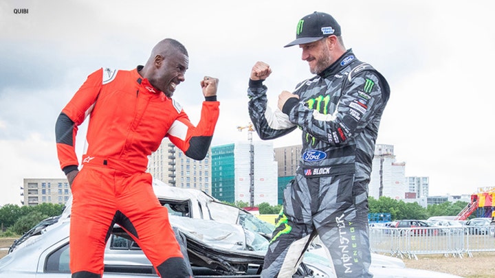 Can Idris Elba beat Ken Block?