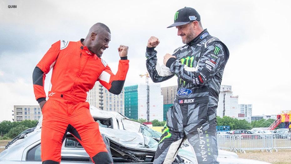 Can Idris Elba Beat Ken Block Behind The Wheel Their New Quibi