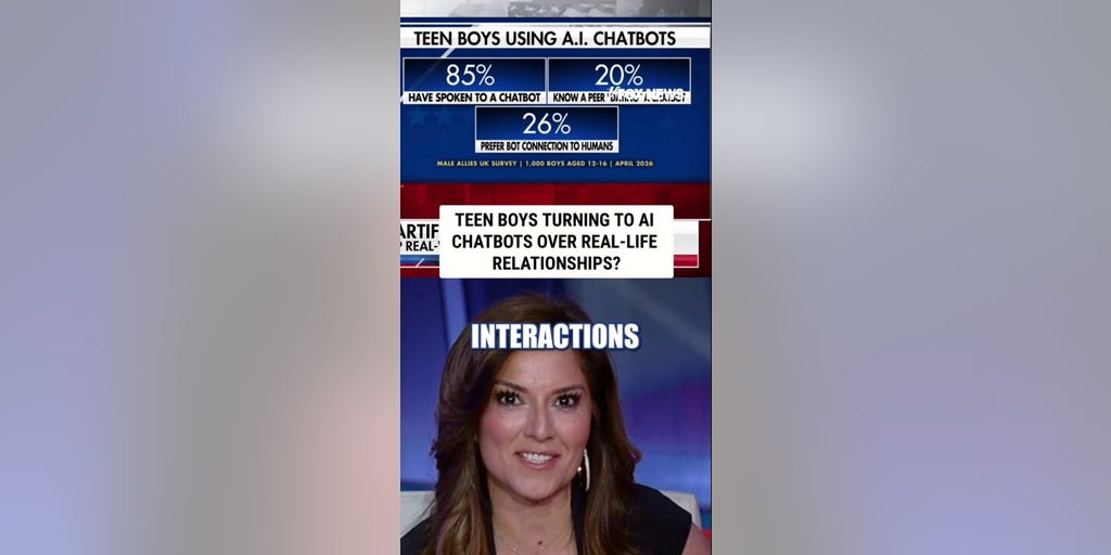 Teen boys turning to AI chatbots over real-life relationships?