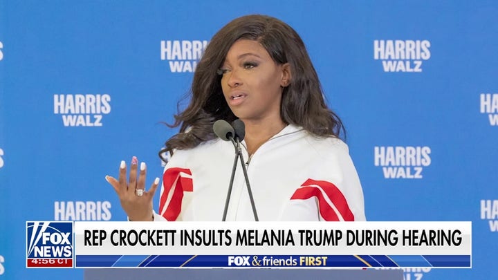 Crockett slammed for insulting Melania Trump's visa, modeling career during hearing