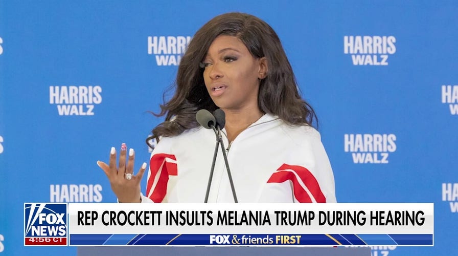 Crockett slammed for insulting Melania Trump's visa, modeling career during hearing