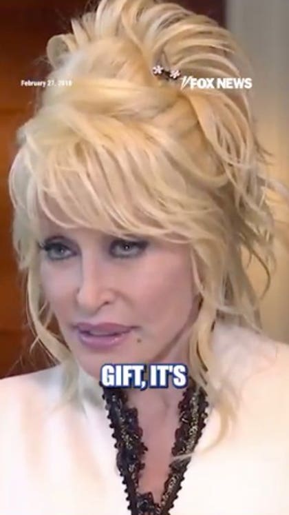 Dolly Parton: ‘I pray a lot and God's been really good to me.’