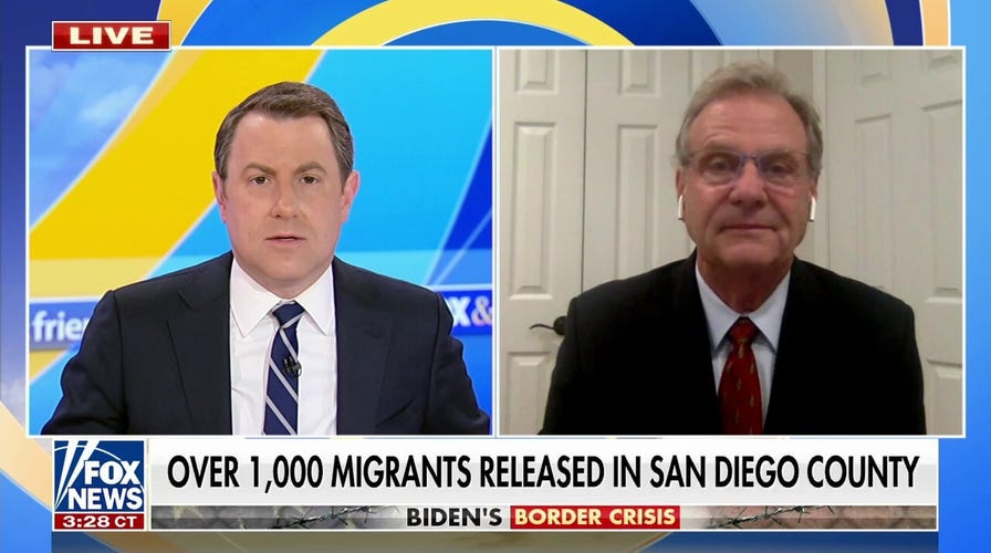 San Diego shelters are 'saturated' after more than one thousand migrants released over the weekend: Jim Desmond