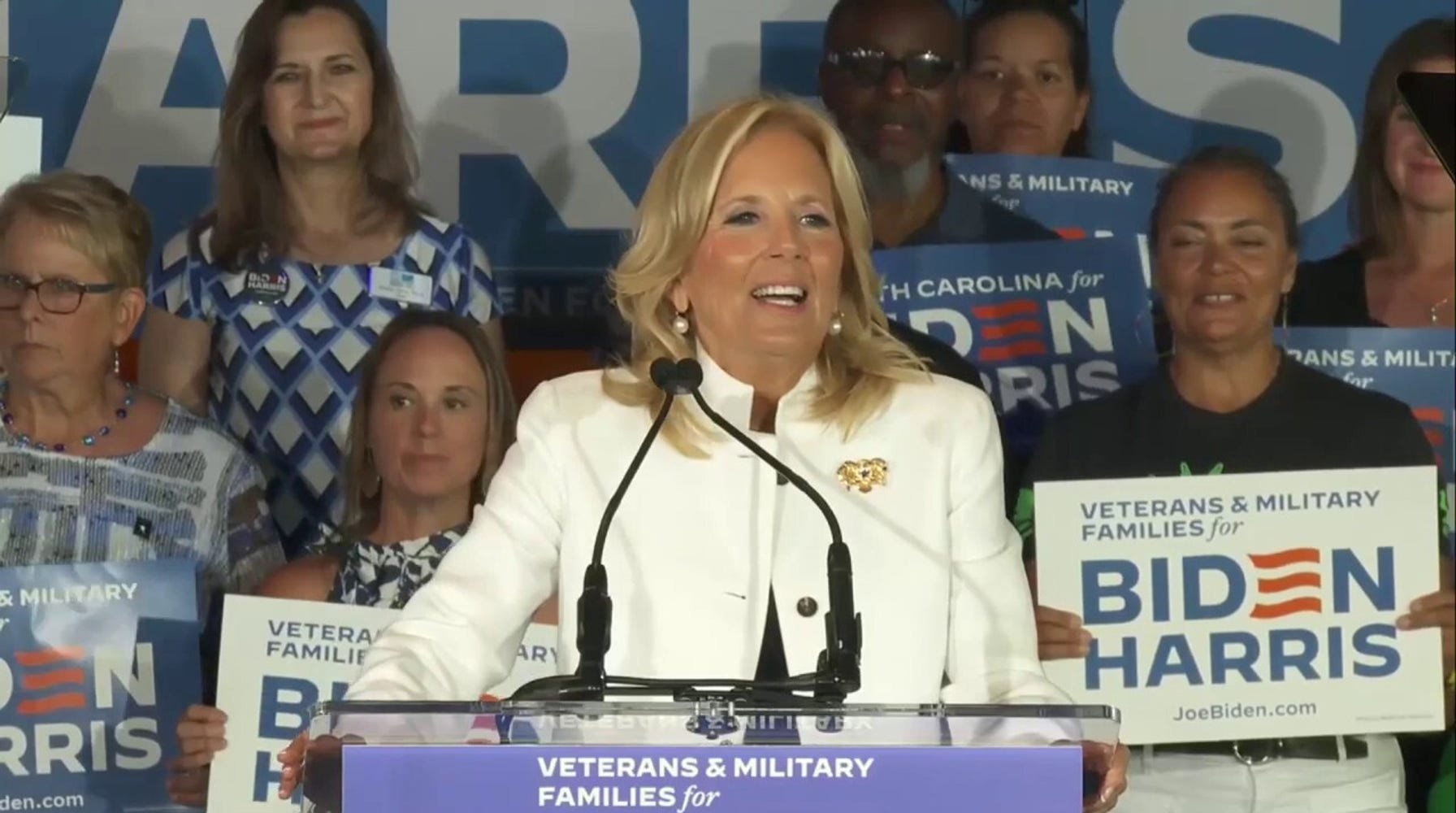 Jill Biden All In on Husband’s Re-Election, Scolds Reporters for ‘Screaming’