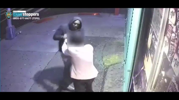 Elderly NYC woman giving money on street robbed
