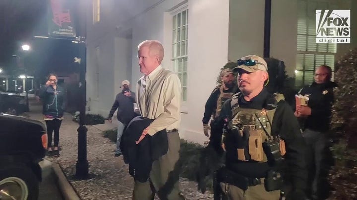 Alex Murdaugh is led out of Colleton County courthouse