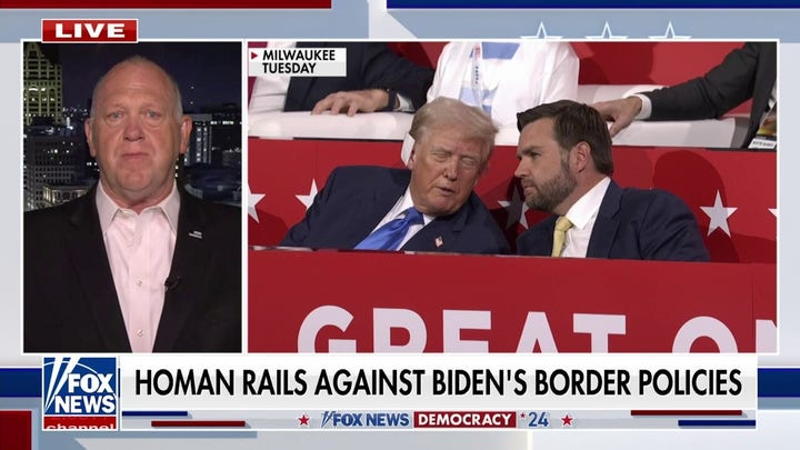 Tom Homan speaks out about the border crisis at the RNC
