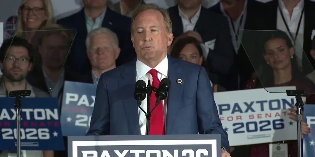 Paxton takes aim at Cornyn in runoff speech