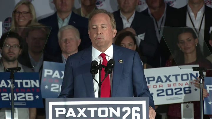 Paxton takes aim at Cornyn in runoff speech