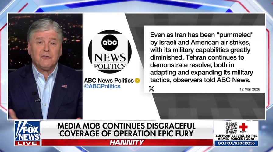 Sean Hannity: 'TDS' is so bad on the Left, they're rooting for the US to lose