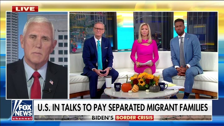 Mike Pence blasts Biden proposal to pay millions to migrant families separated at border