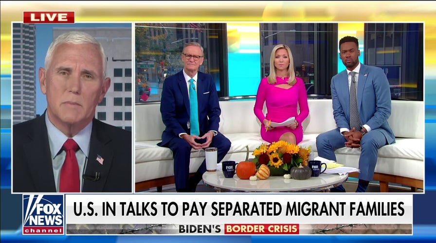Mike Pence blasts Biden proposal to pay millions to migrant families separated at border