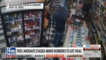 Migrants staging robberies to get visas, feds say