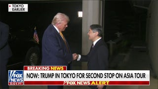 Trump arrives in Tokyo ahead of high-stakes meeting with Japanese prime minister