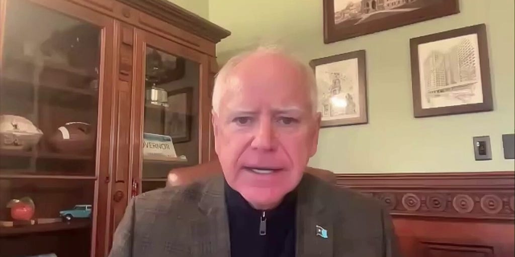 Gov. Tim Walz criticizes Trump's trade and tariff policies during DNC press call