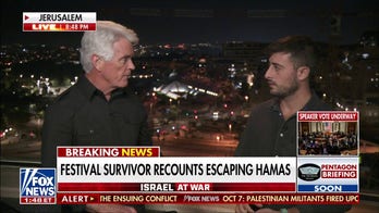 Music festival survivor hid in riverbed to escape Hamas terrorists 