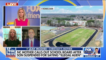 North Carolina student takes legal action after son is suspended for using the term 'illegal alien'