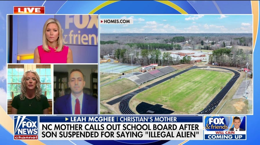 North Carolina student takes legal action after son is suspended for using the term illegal alien